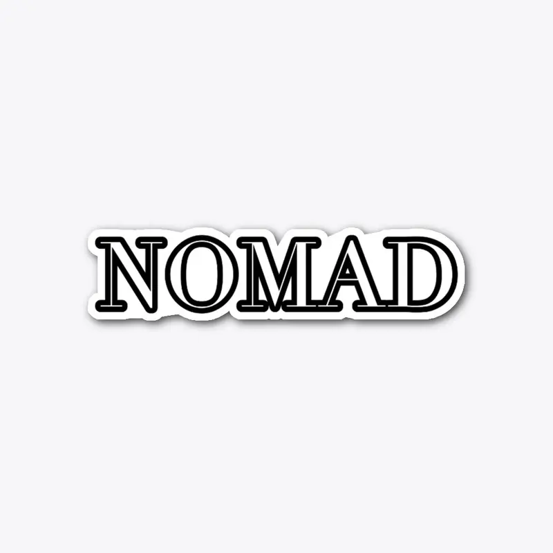 Nomad die sticker